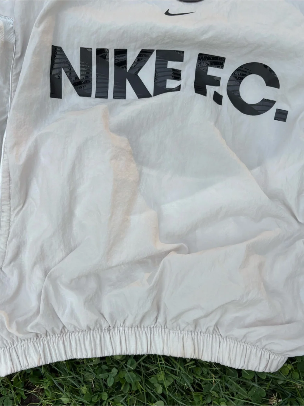 Nike F.C. Men's Cream Pullover Sweater